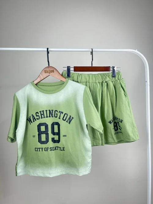 ست کراپ شورتک 89 آبرنگی