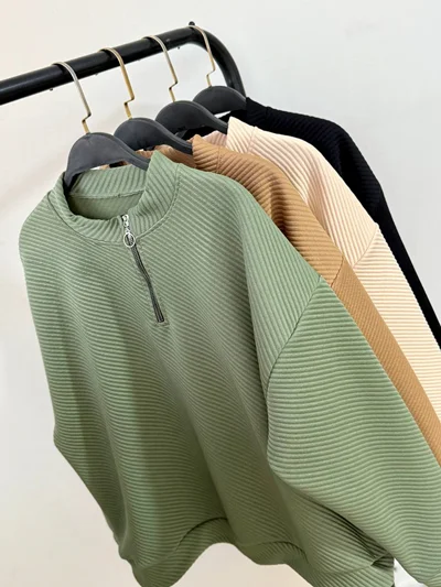 دورس نیم زیپ فیتیله ای