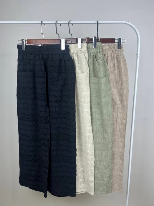 شلوار کوک دوزی جلو جیب