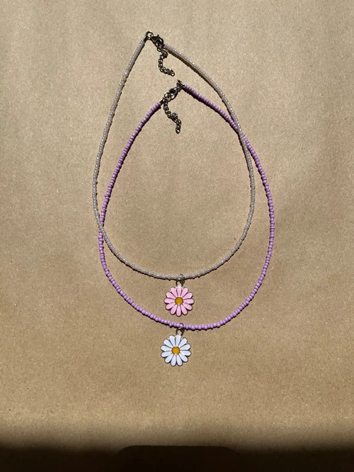 گردنبند منجوقی گل بابونه