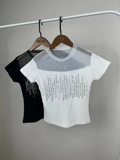 کراپ بالاتور نگین دار