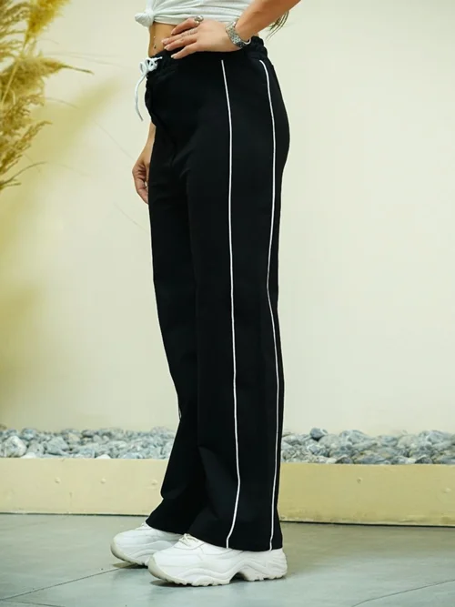 شلوار نیم‌ بگ بغل نوار